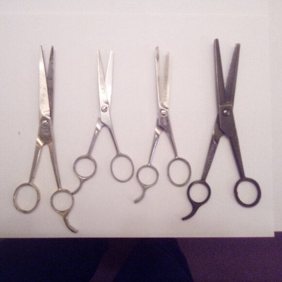 six pair of vintage left-hand scissors - Picture 2 of 11